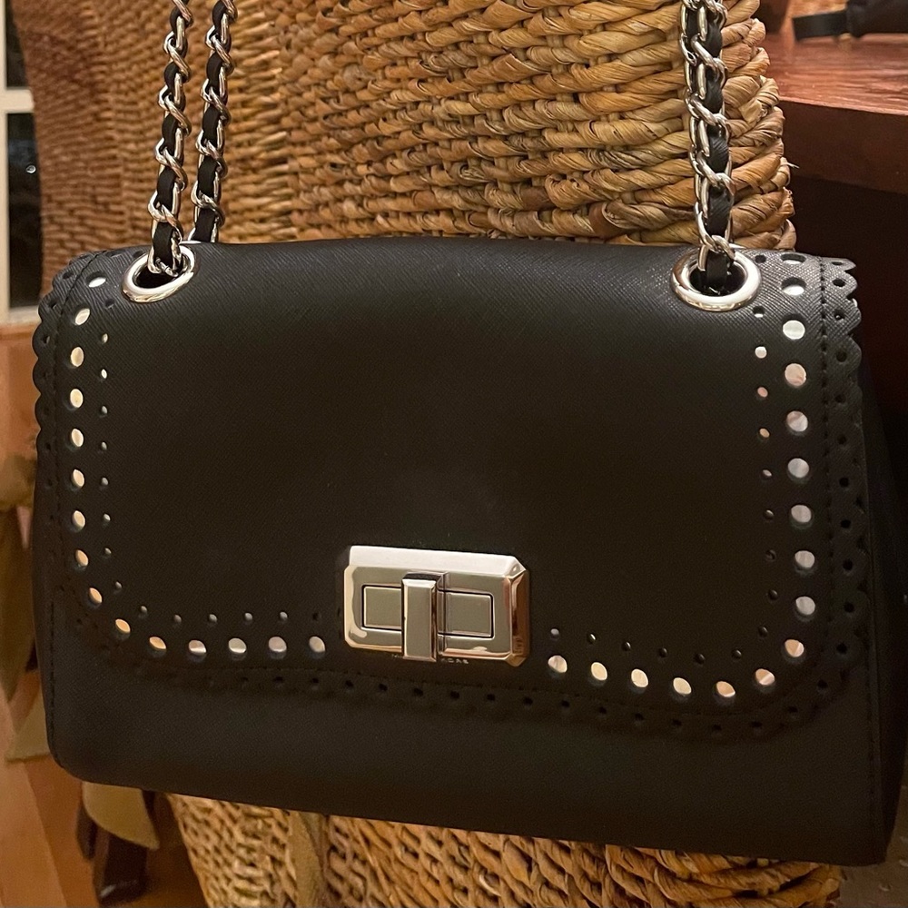 Gorgeous black MK evening bag